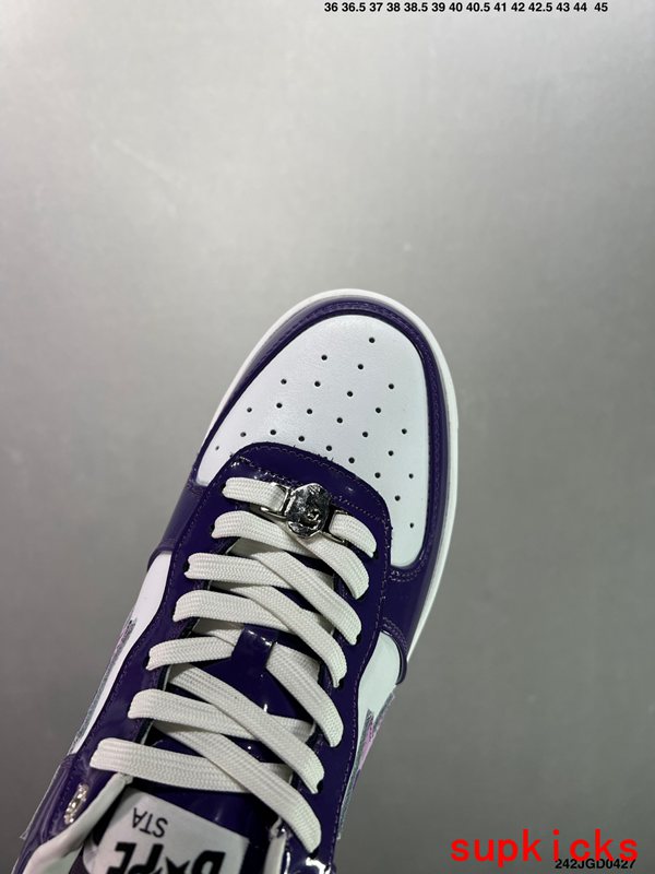 A Bathing Ape Bape Sta Sk8 Dark Purple Camo