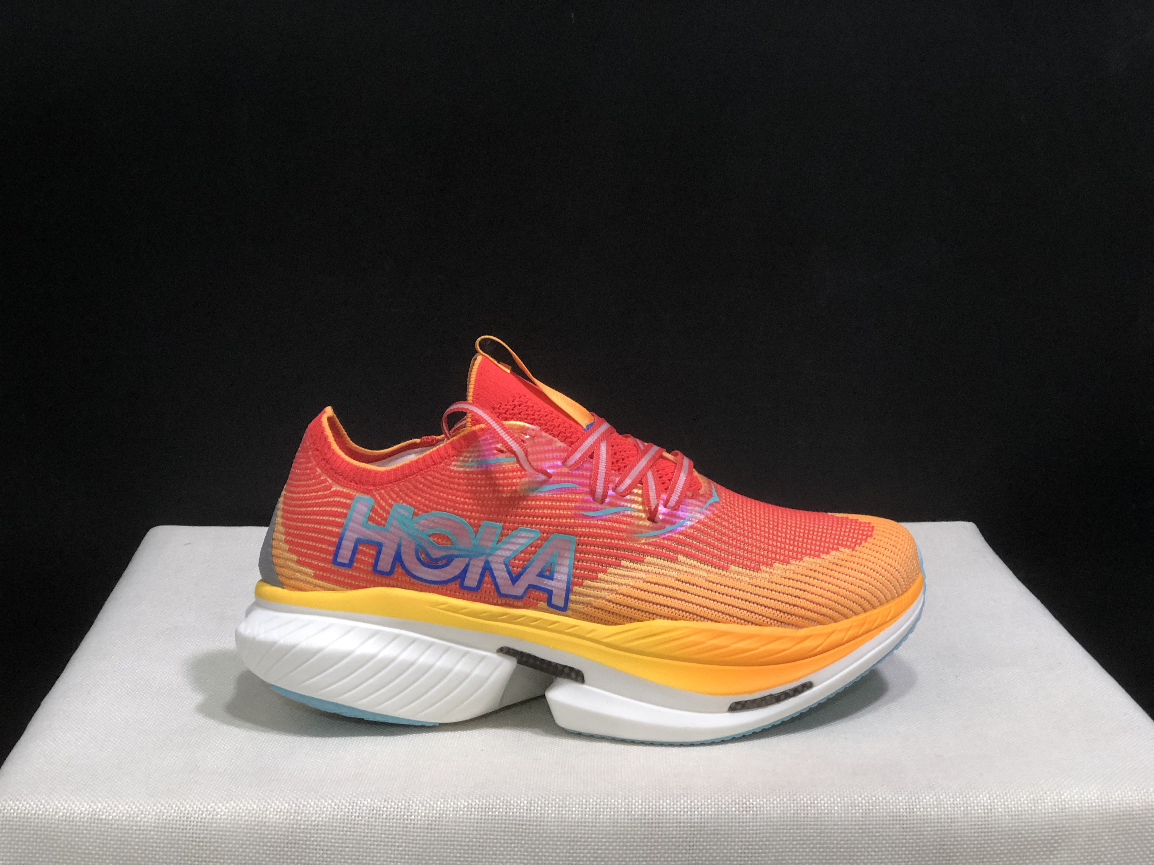 Hoka One One Cielo X1 Comfortable Casual Running Shoes Sneakers Orange