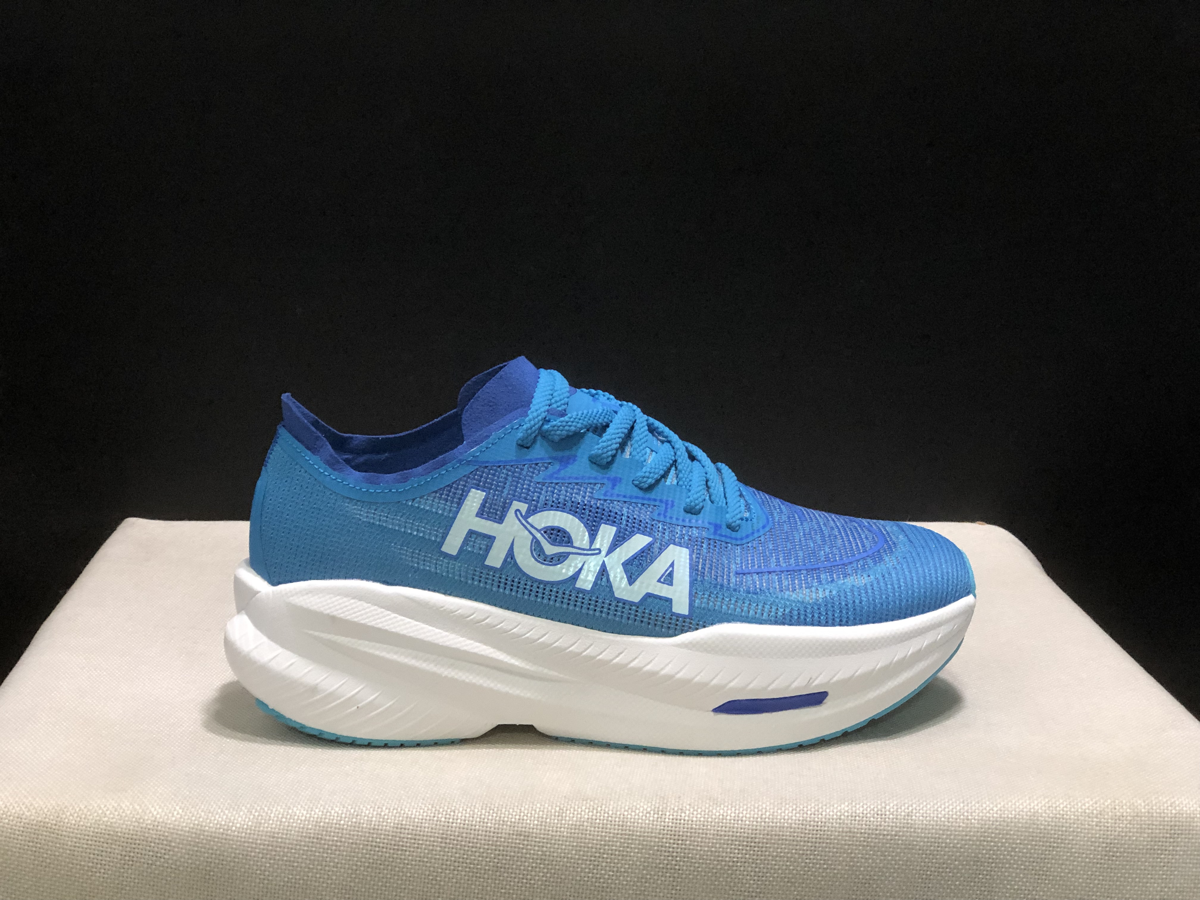 Hoka One One Mach X 2 Anti-slip Low-top Running Shoes Blue