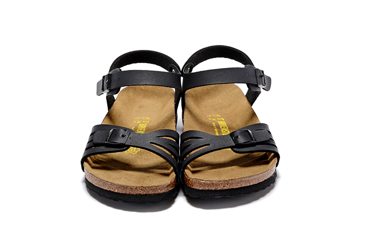 Birkenstock Granada Hollow Butterfly Pattern Single Buckle Slip Band Black Matte  Buckle Strap Sandal