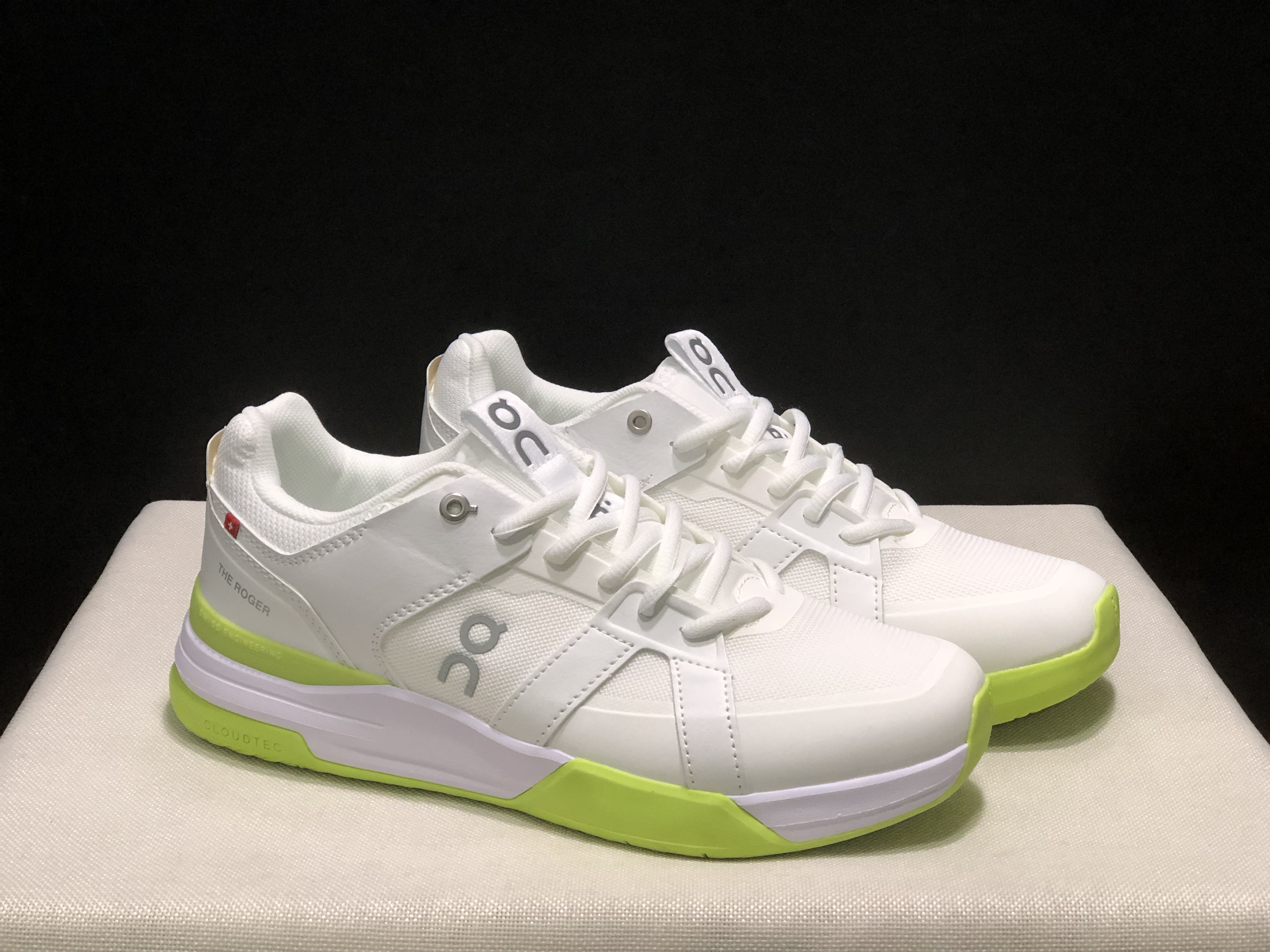 On Running The Roger Clubhouse Pro Anti-Slip Sports Shoes White/Yellow