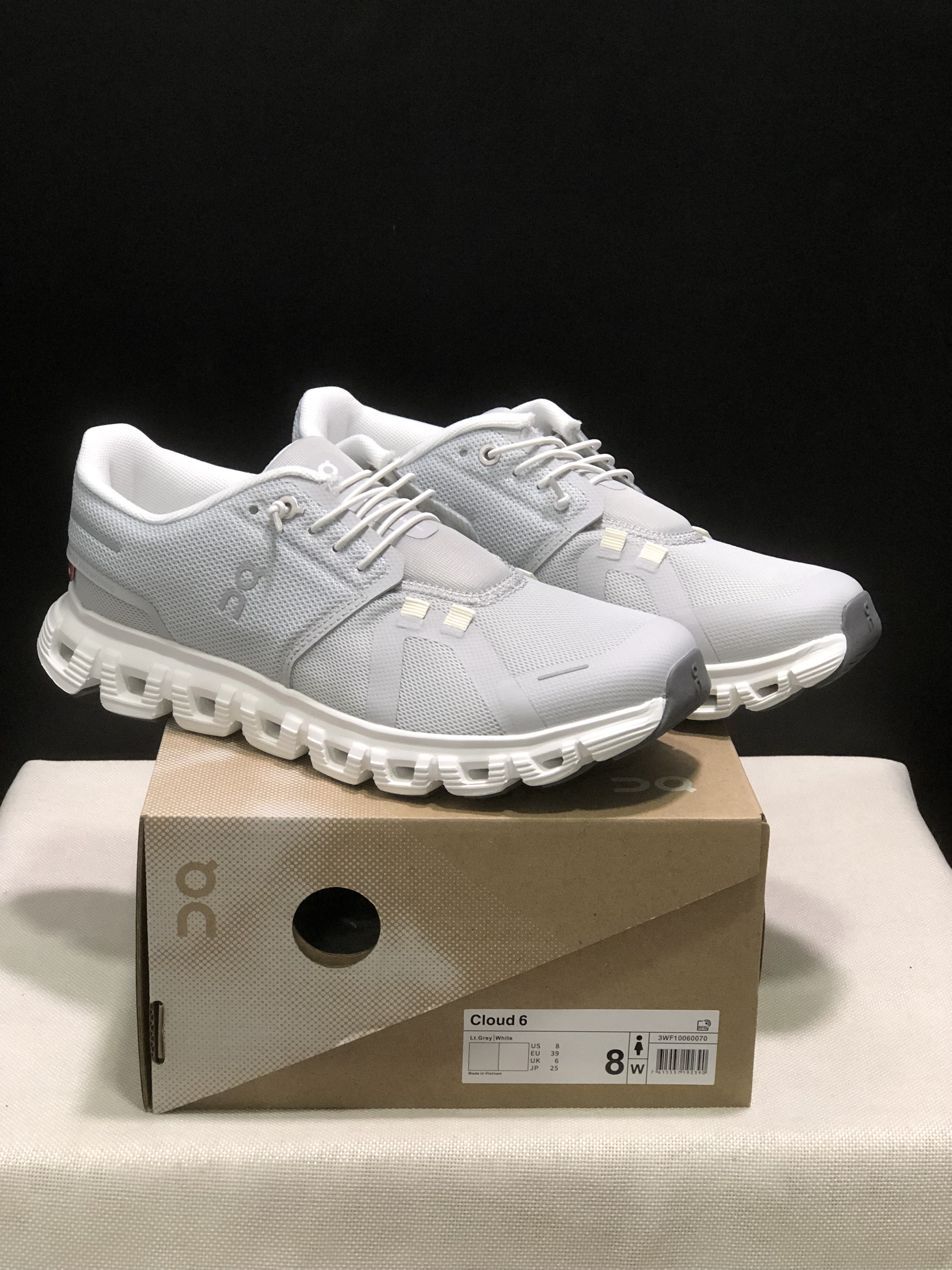 On Running Cloud 6 Casual Life Shoes Light Grey