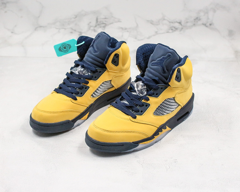 Nike Air Jordan 5 Retro Michigan Yellow 2019 Sneakers