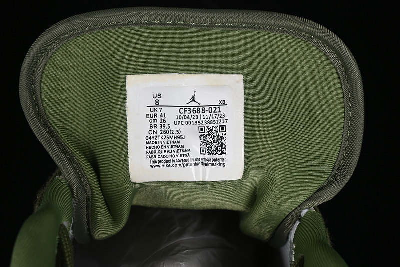 Nike Air Jordan 1 Low Off-White White Green Sneakers