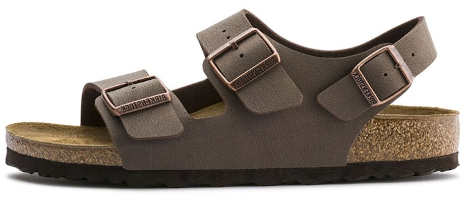 Birkenstock Milano Birko-Flor Birkibuc 0634503 Narrow Fit Mocca Sandals