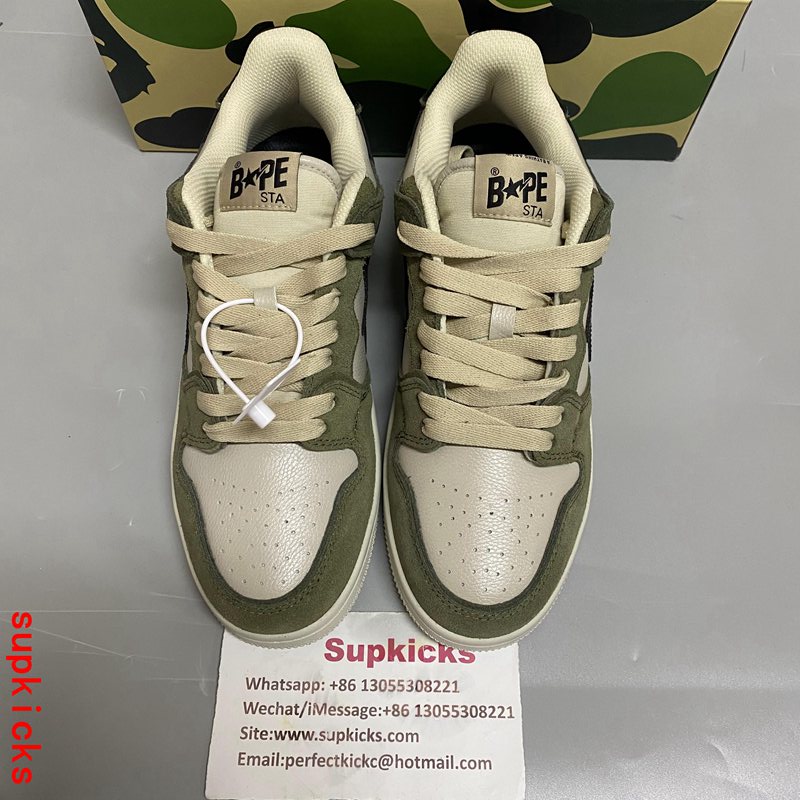 A Bathing Ape Bape SK8 Sta Olive (2022)