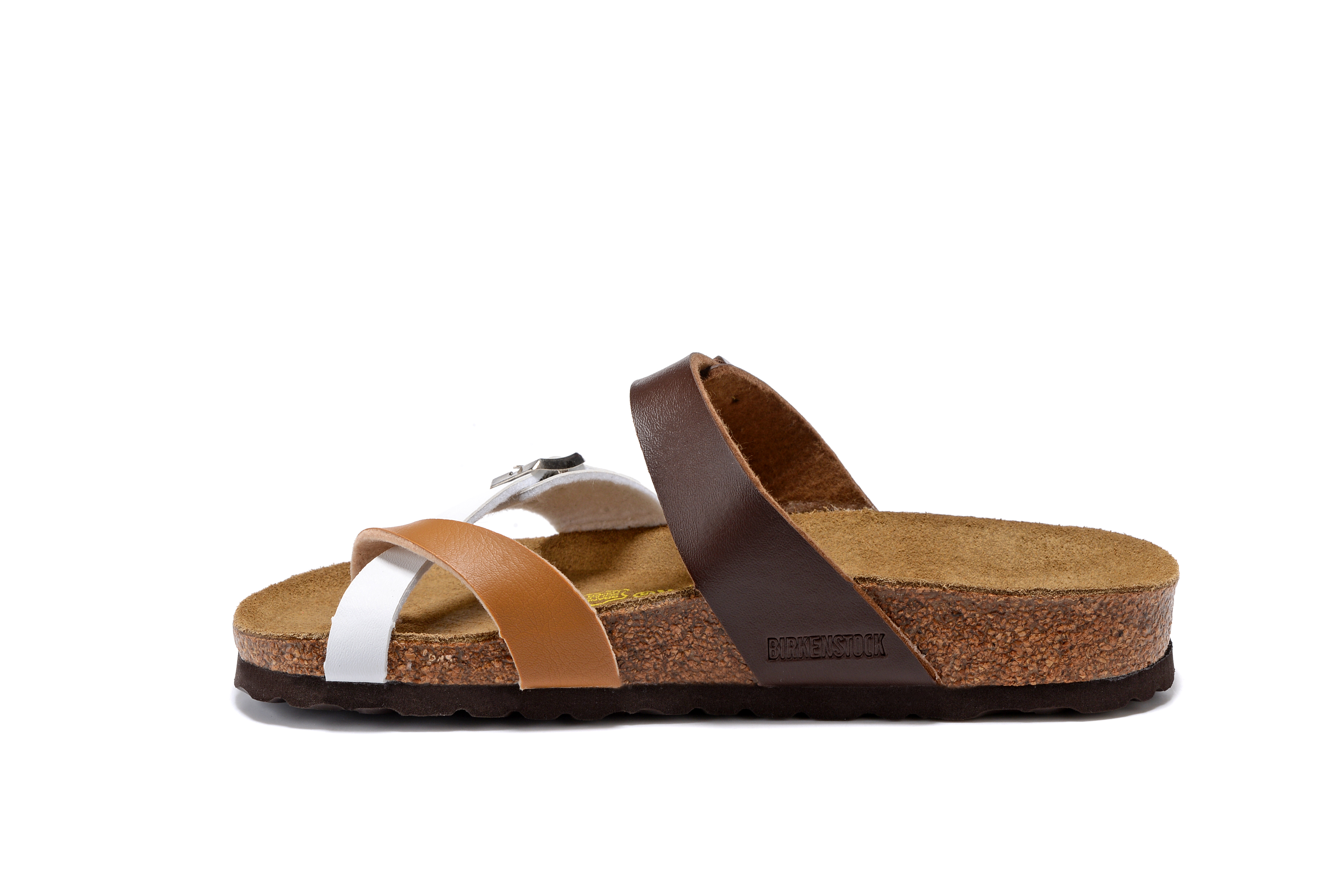 Birkenstock Mayari Three-Colour Toe Loop Leather Sandals