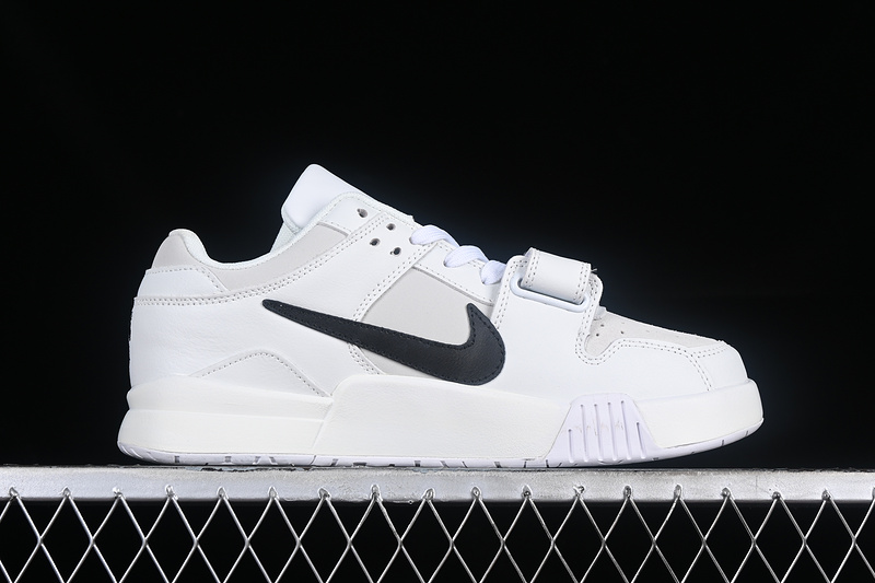 Travis Scott Nike Air Jordan Cut The Check Black Grey White Sneakers