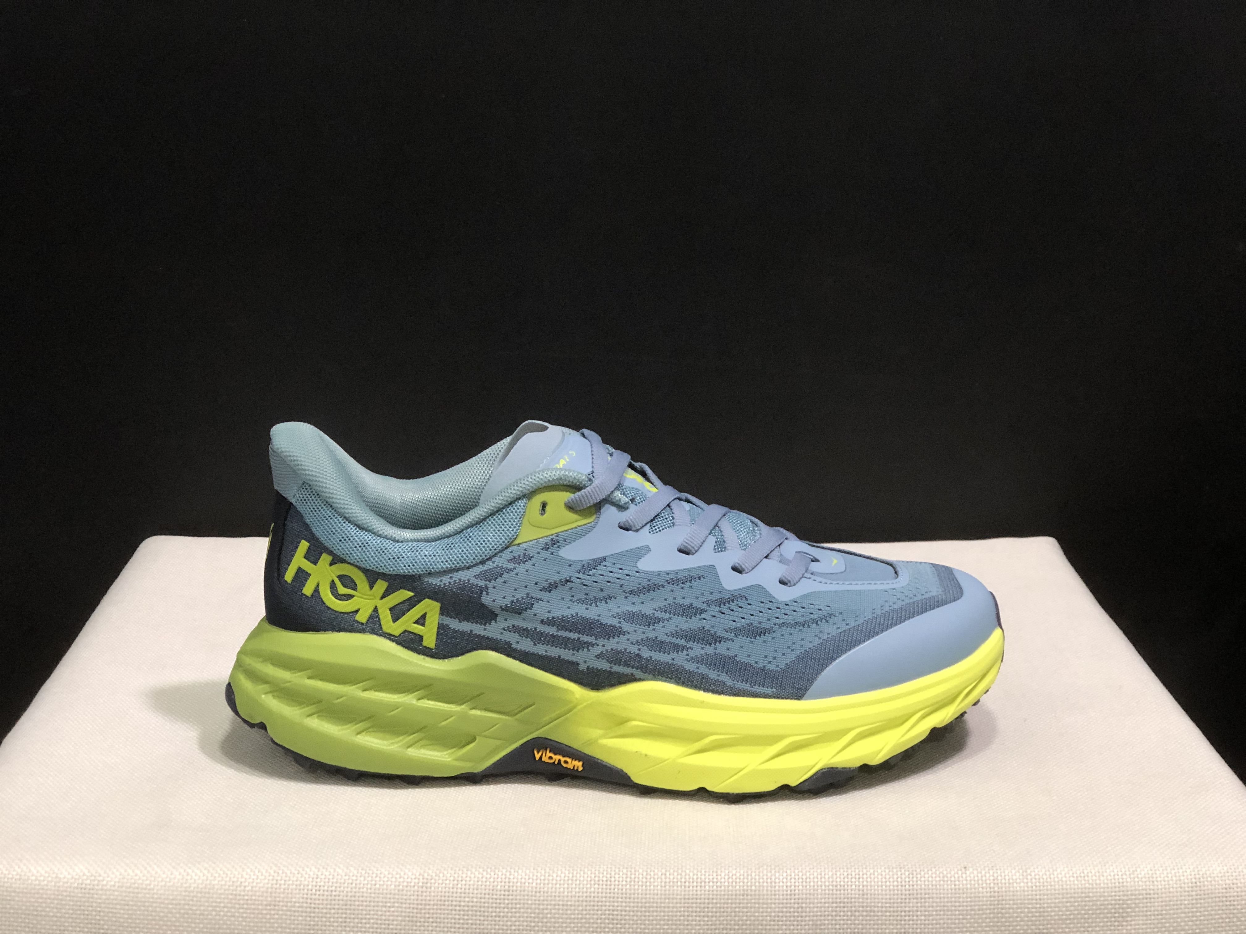 Hoka One One Speedgoat 5 Trail Running Shoes Sneakers Bluish Gray