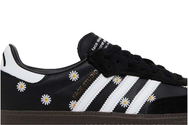 Atmos FACE Adidas Samba Embroidered Daisies H03848 Shoes