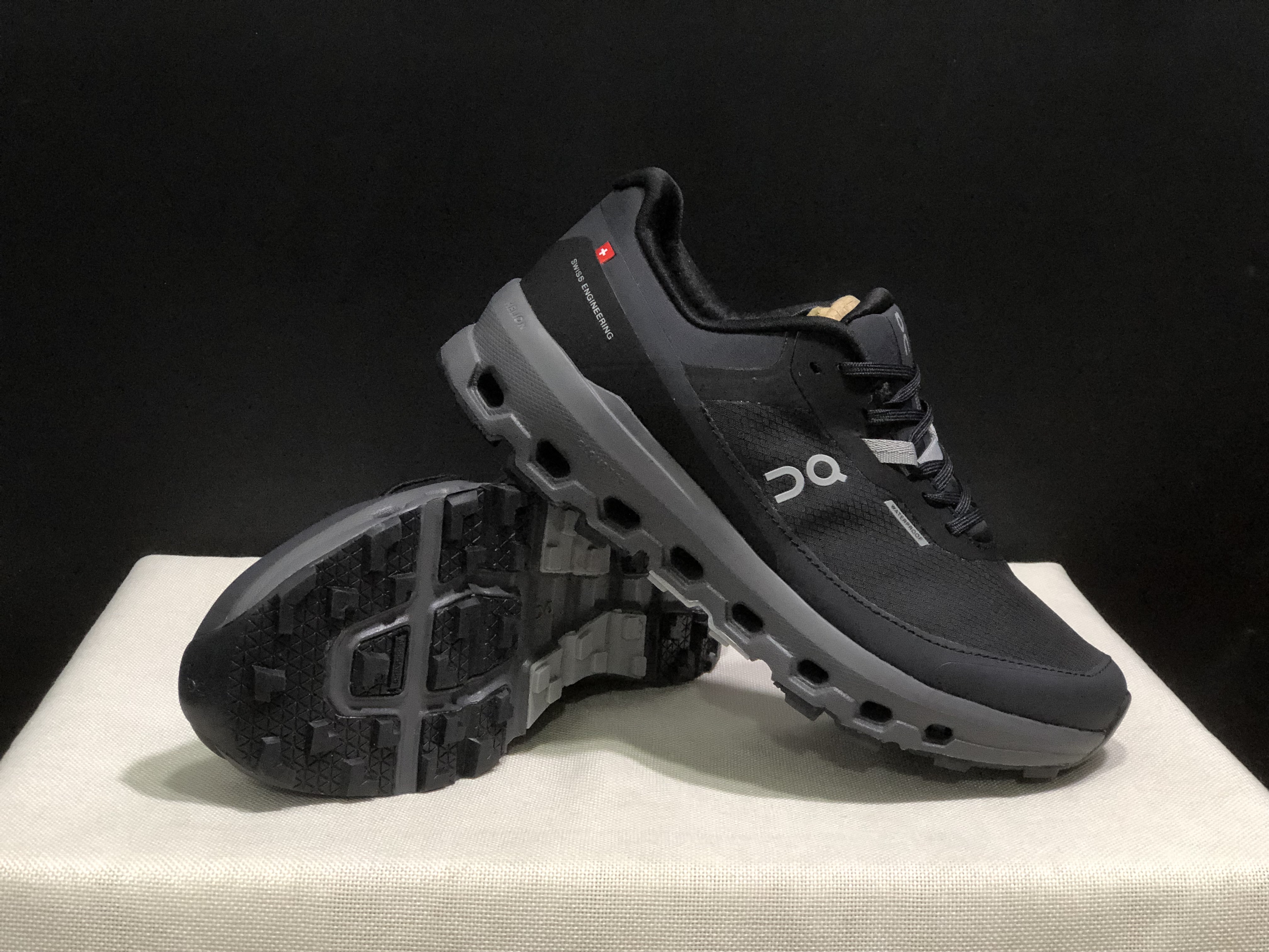 On Running Cloudvista 2 Black Waterproof Trail Running Shoes
