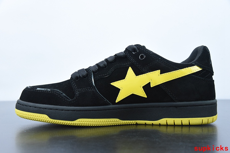 A Bathing Ape Bape Sta Sk8 Black Yellow
