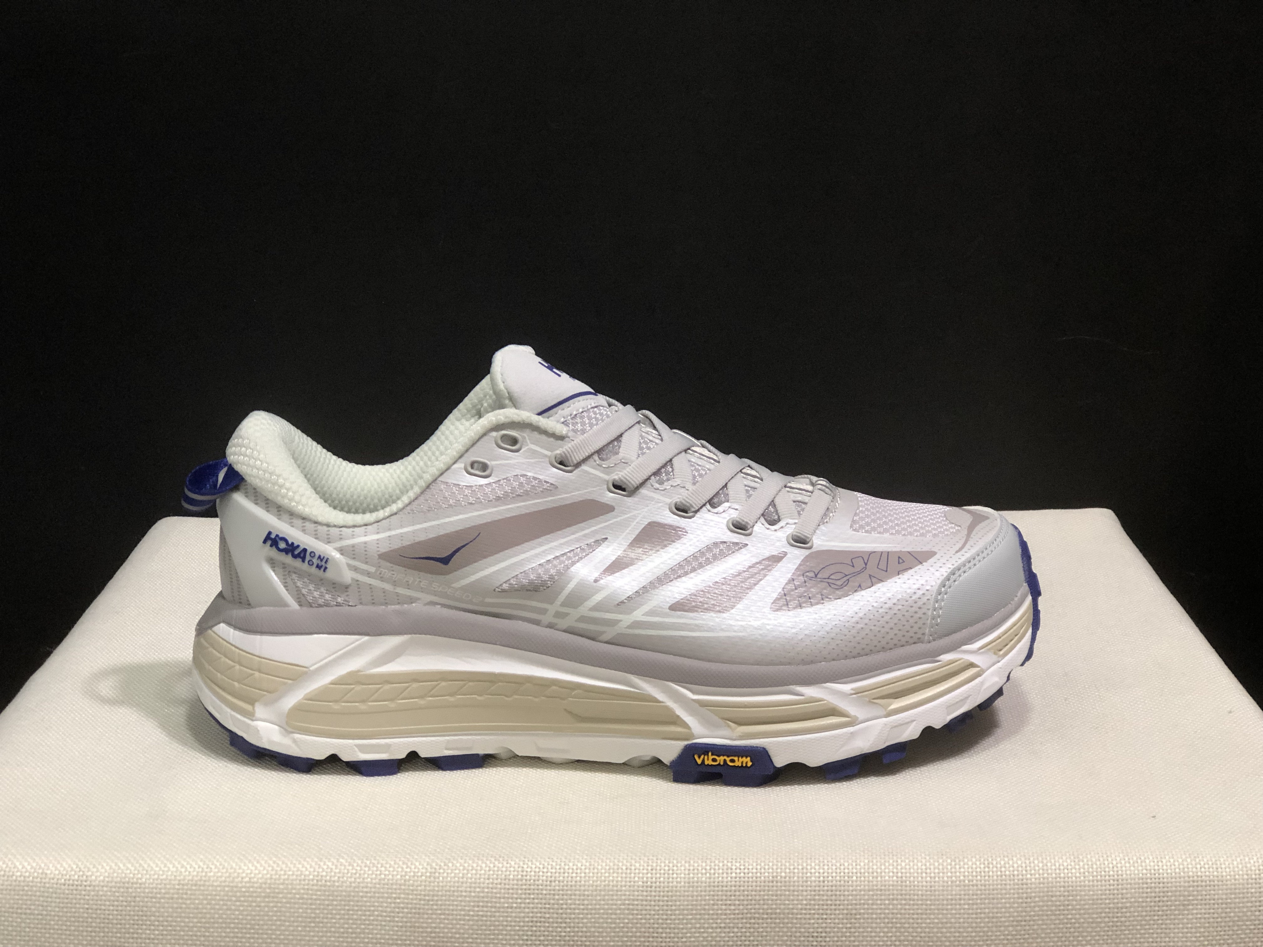 Hoka One One Mafate Speed 2 Mountain Anti-slip Running Shoes Sneakers White