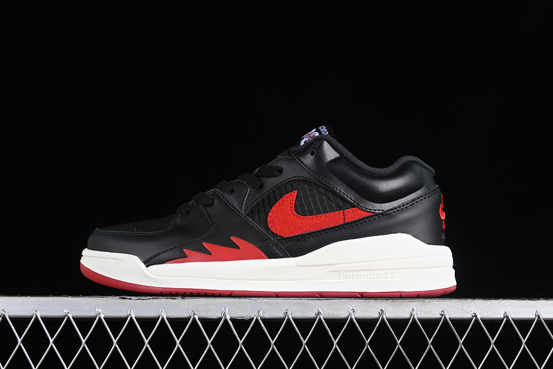 Nike Air Jordan Stadium 90 White Black Red Sneakers