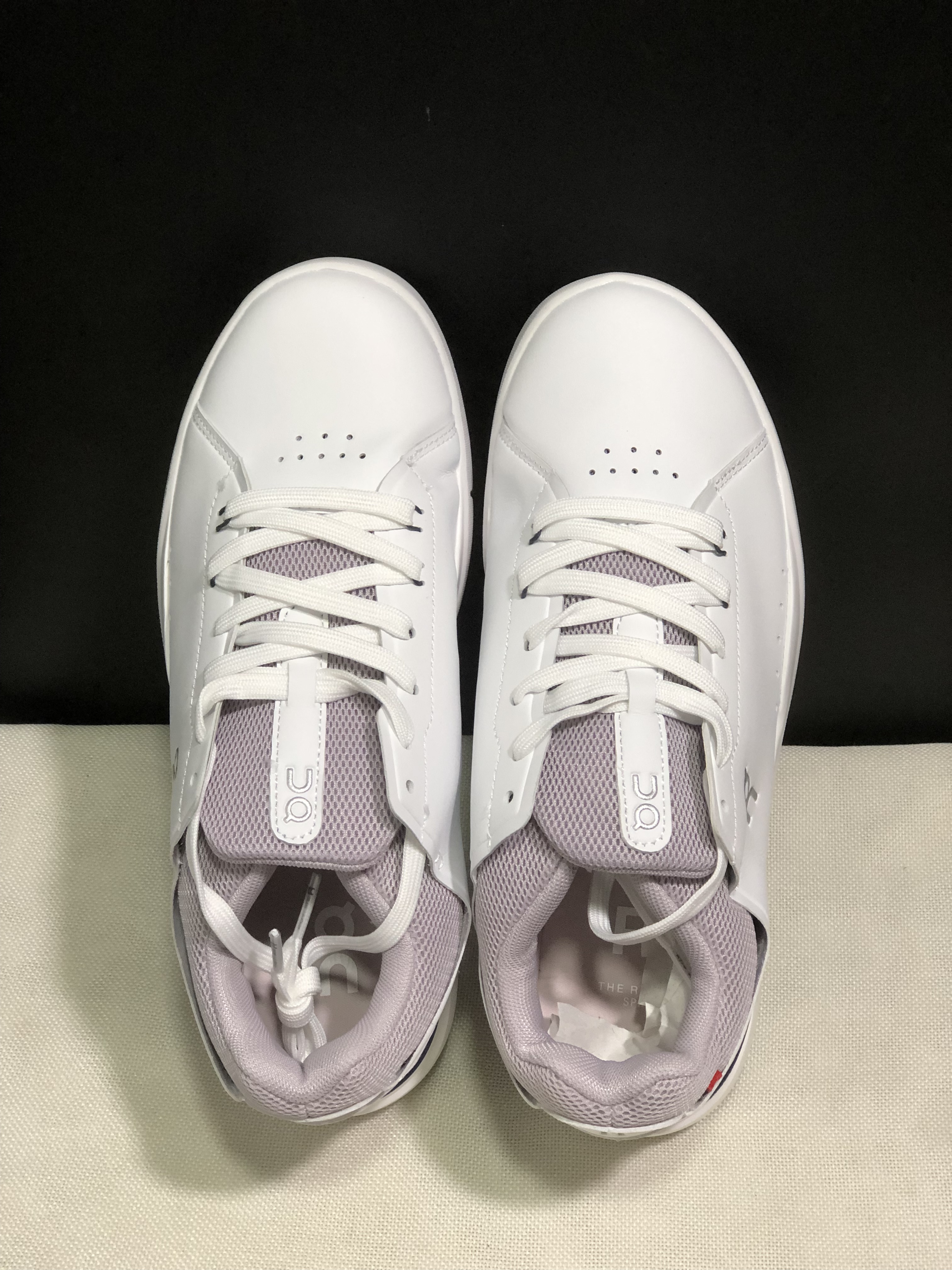 On Running The Roger Spin Board Shoes White/Light Purple