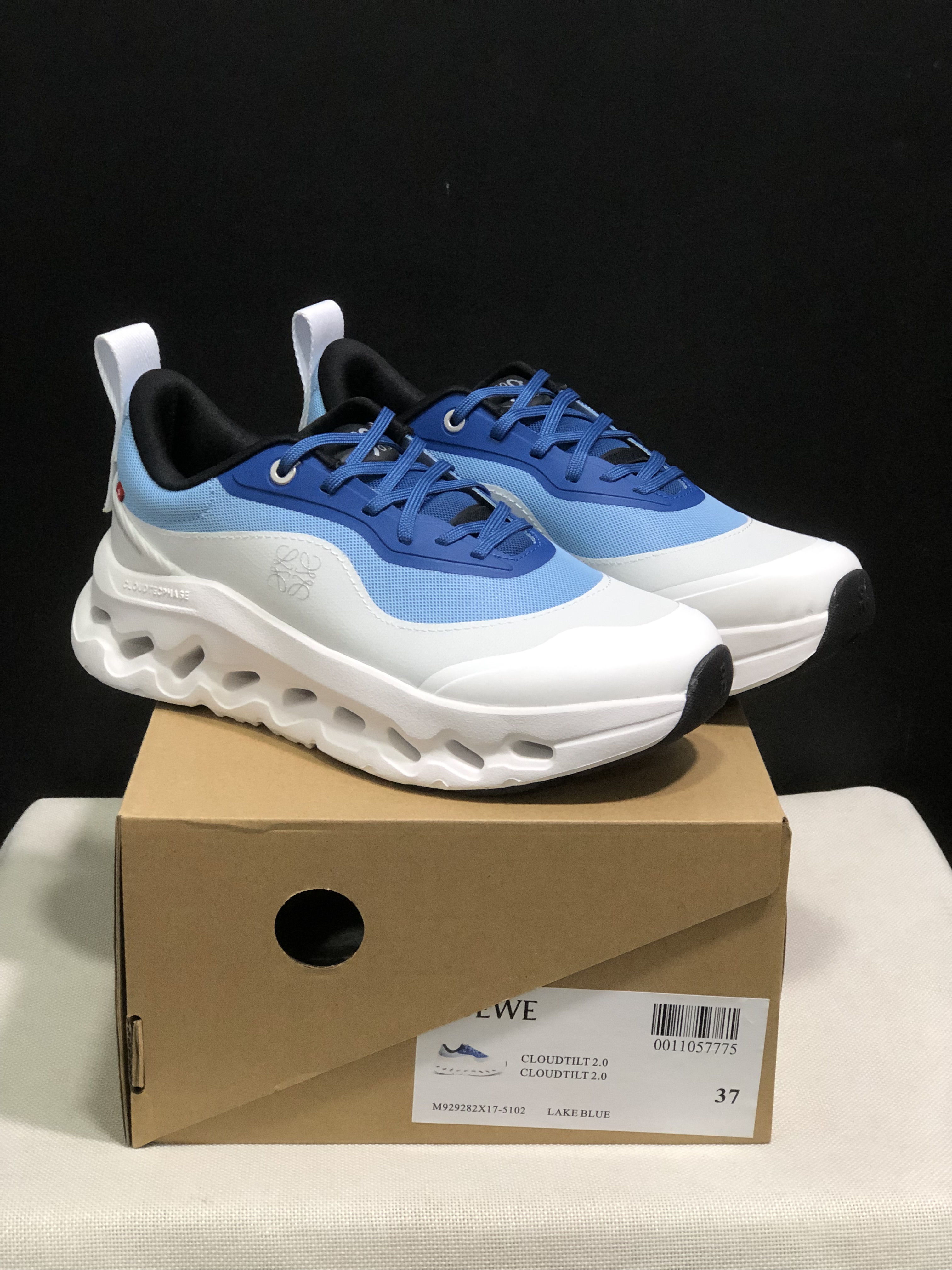 LOEWE x On Running Cloudtilt 2.0 Casual Sports Shoes Lake Blue