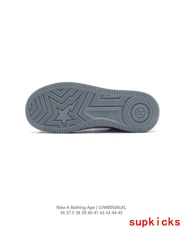 A Bathing Ape Bape Sta Sk8 Low Gray
