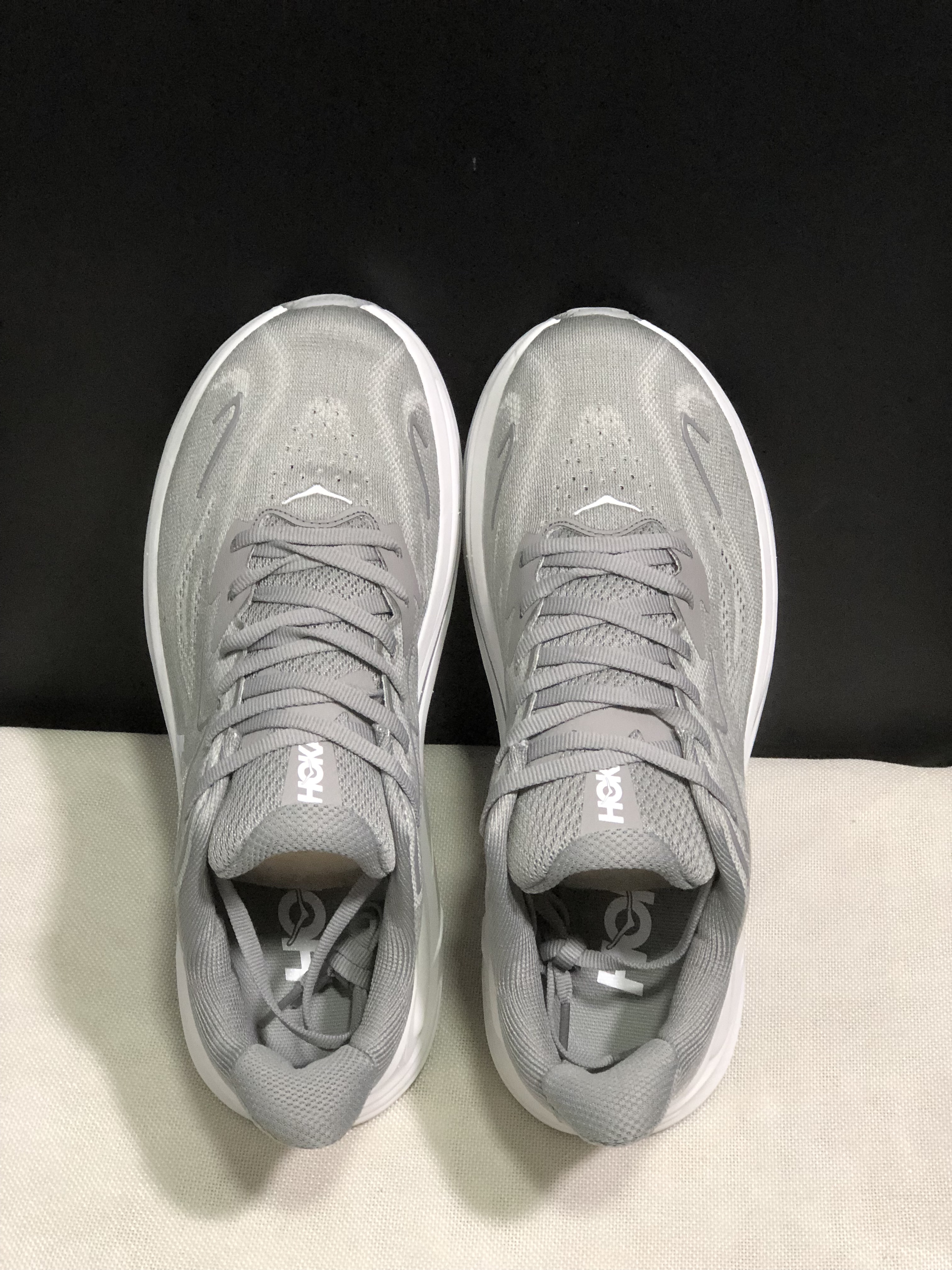 Hoka One One Clifton 10 Fashion Shoes Sneakers Gray