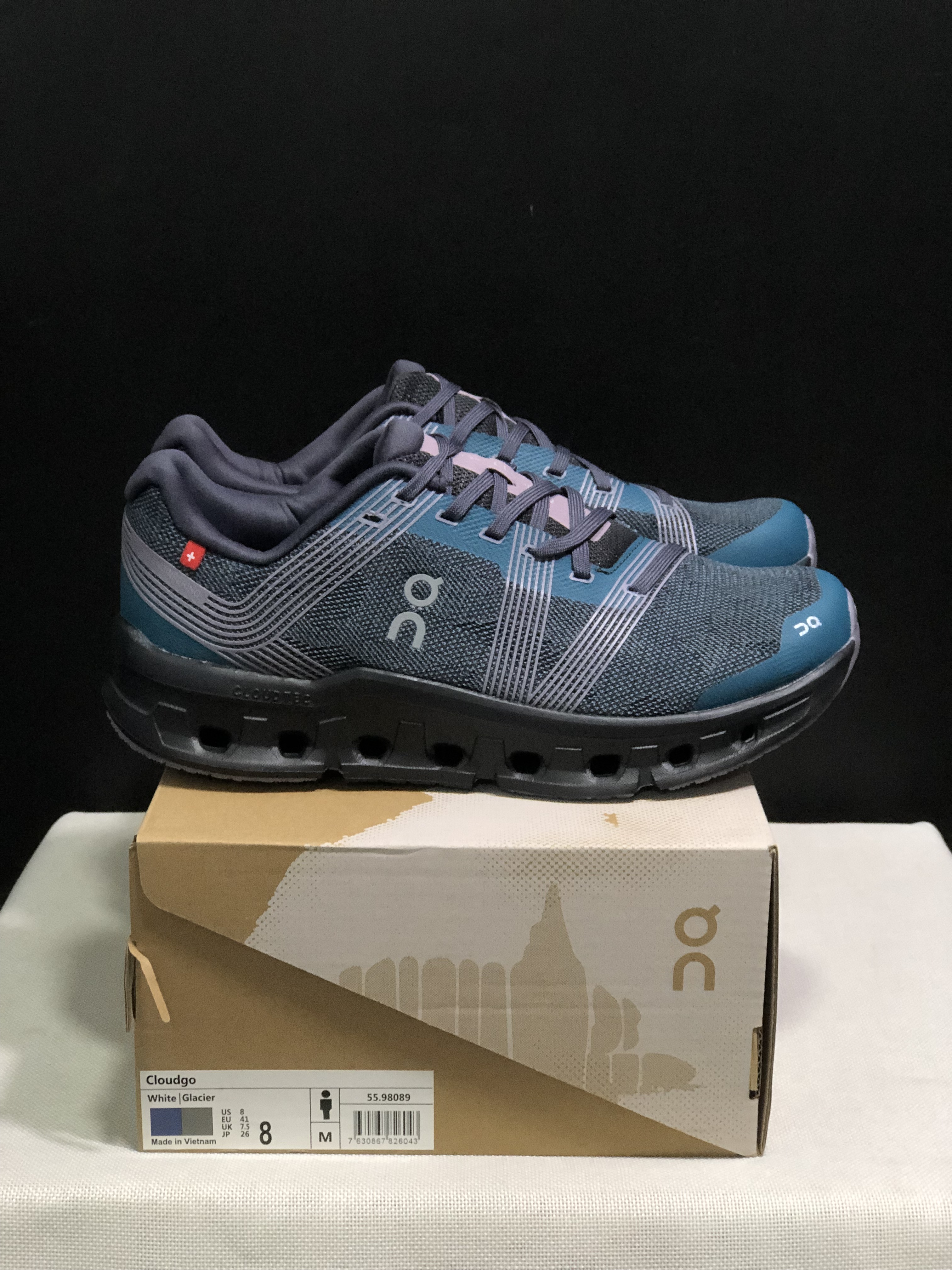 On Running Cloudgo Comfortable And Lightweight Running Shoes Storm/Magnet