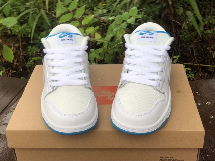 Nike SB Dunk Low Pro Laser Blue White Sneakers