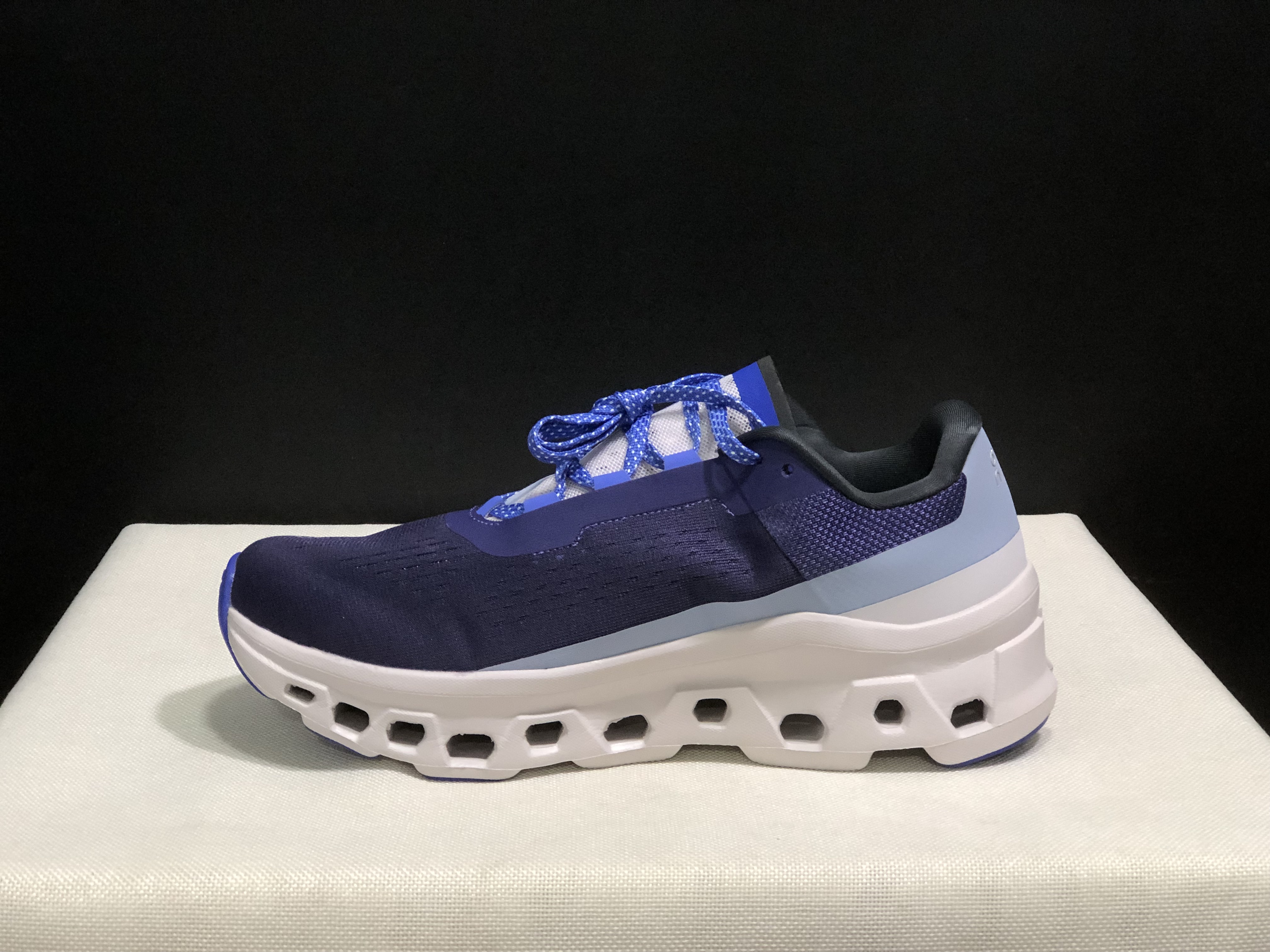 On Running Cloudmonster Anti-Slip Running Shoes Dark Purple/White