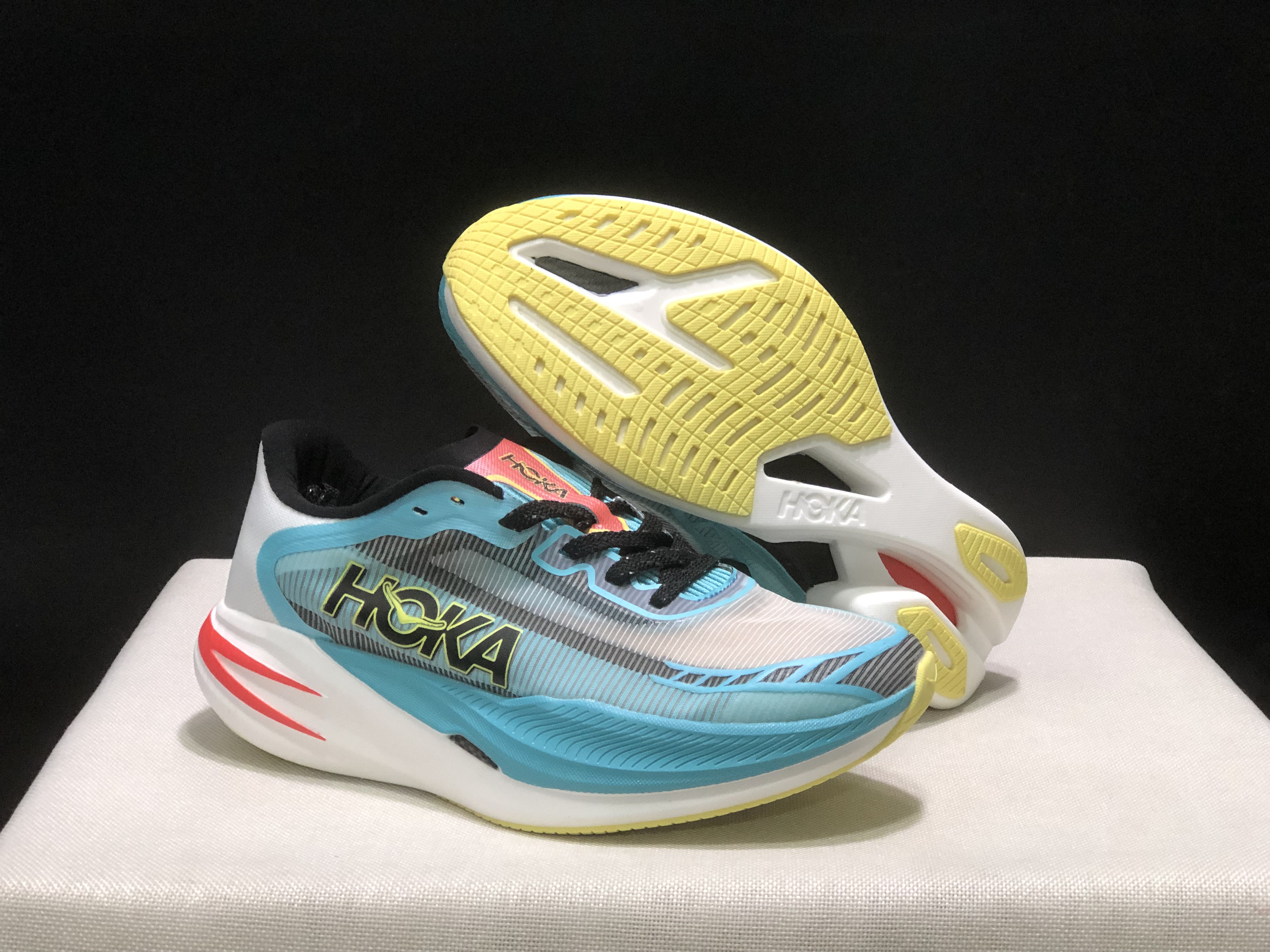 Hoka One One Cielo X1 2.0 Low-top Running Shoes Sneakers Teal
