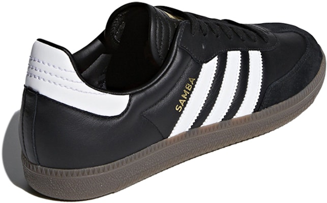 Adidas Originals Samba FB Shoes Black White Gum CQ2094 Shoes
