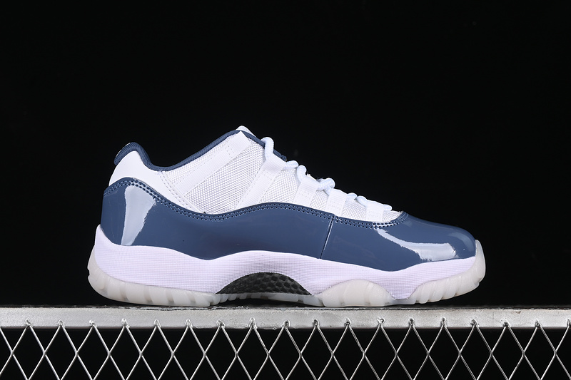 Nike Air Jordan 11 Low Midnight Navy White Sneakers