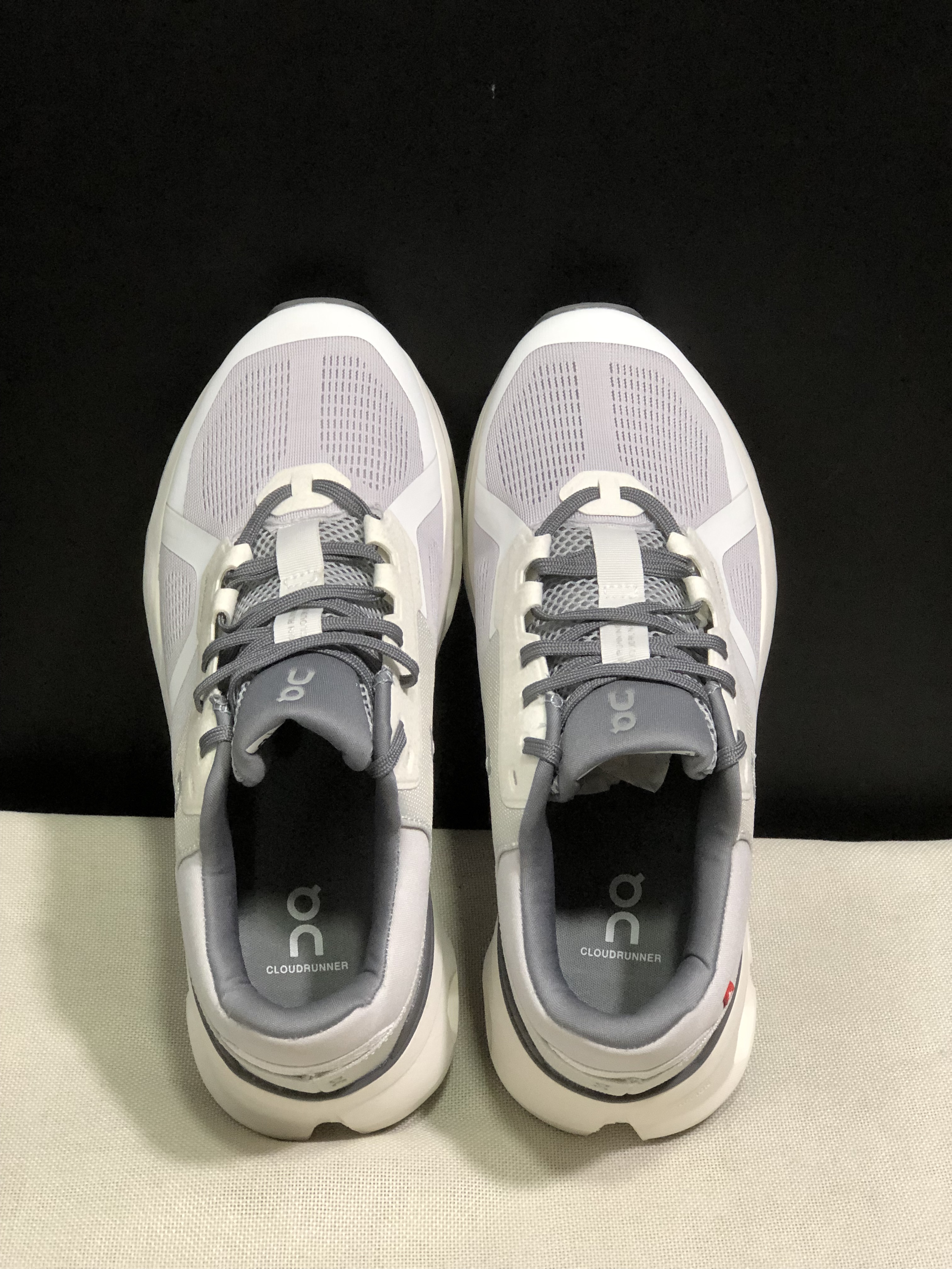 On Running Cloudrunner 2 Mesh Breathable Light Grey Running Shoes