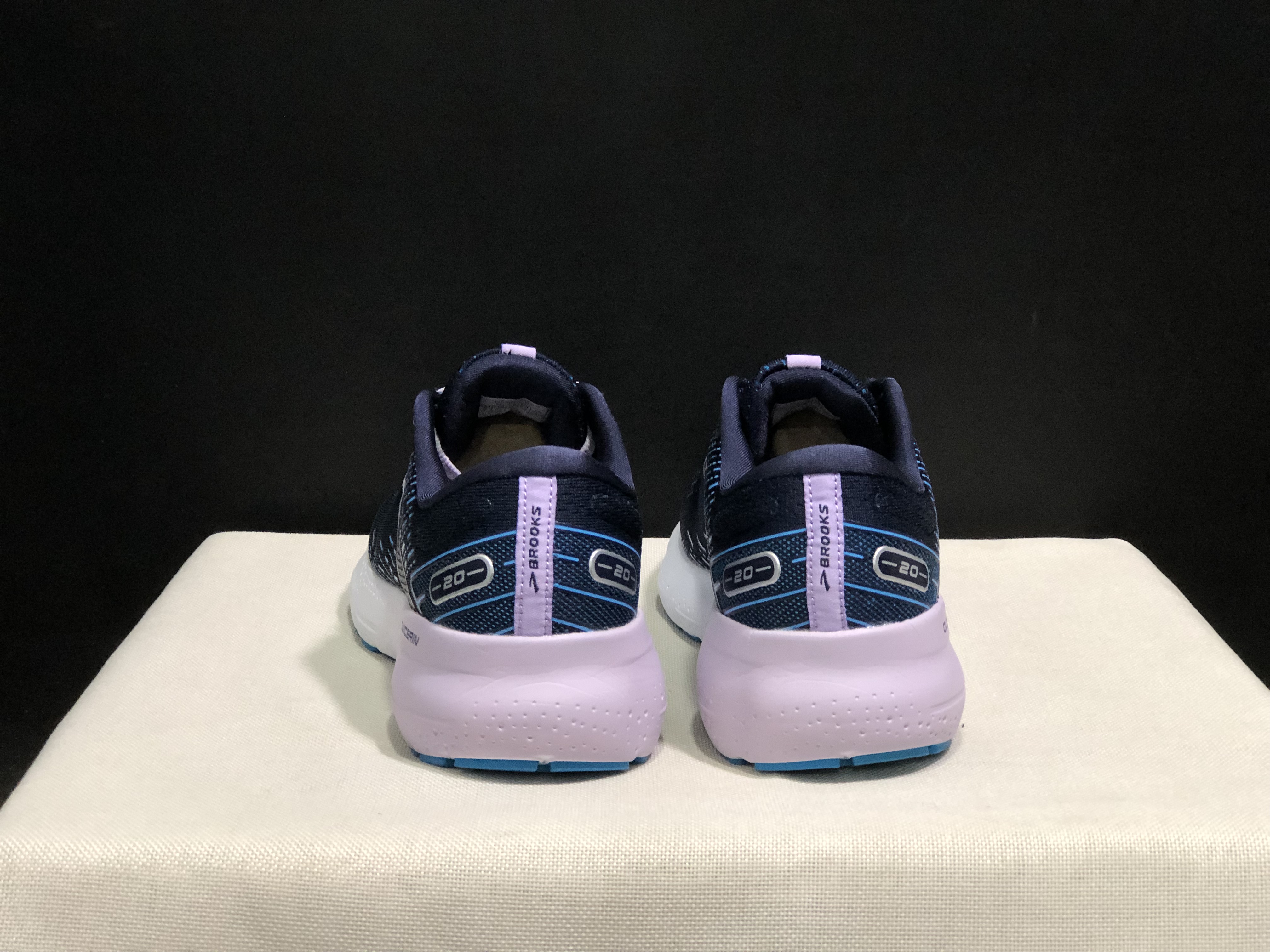 Brooks Glycerin GTS 20 Shock-absorbing Wear-resistant Running Shoes Dark Blue