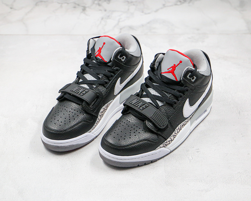 Nike Air Jordan Legacy 312 Low Black Cement Sneakers