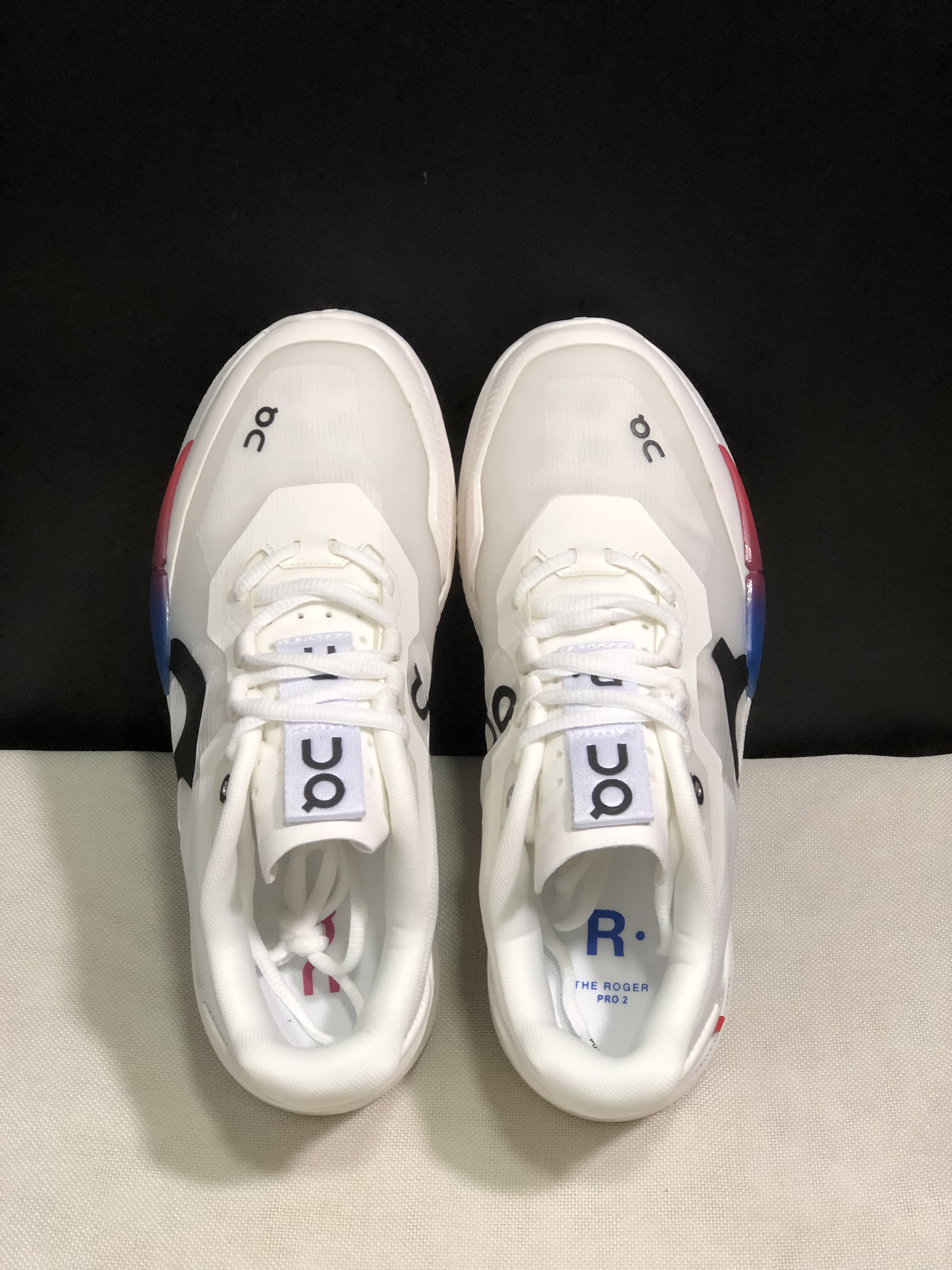 On Running The Roger Pro 2 Breathable Mesh Training Running Shoes Blue/Red/White