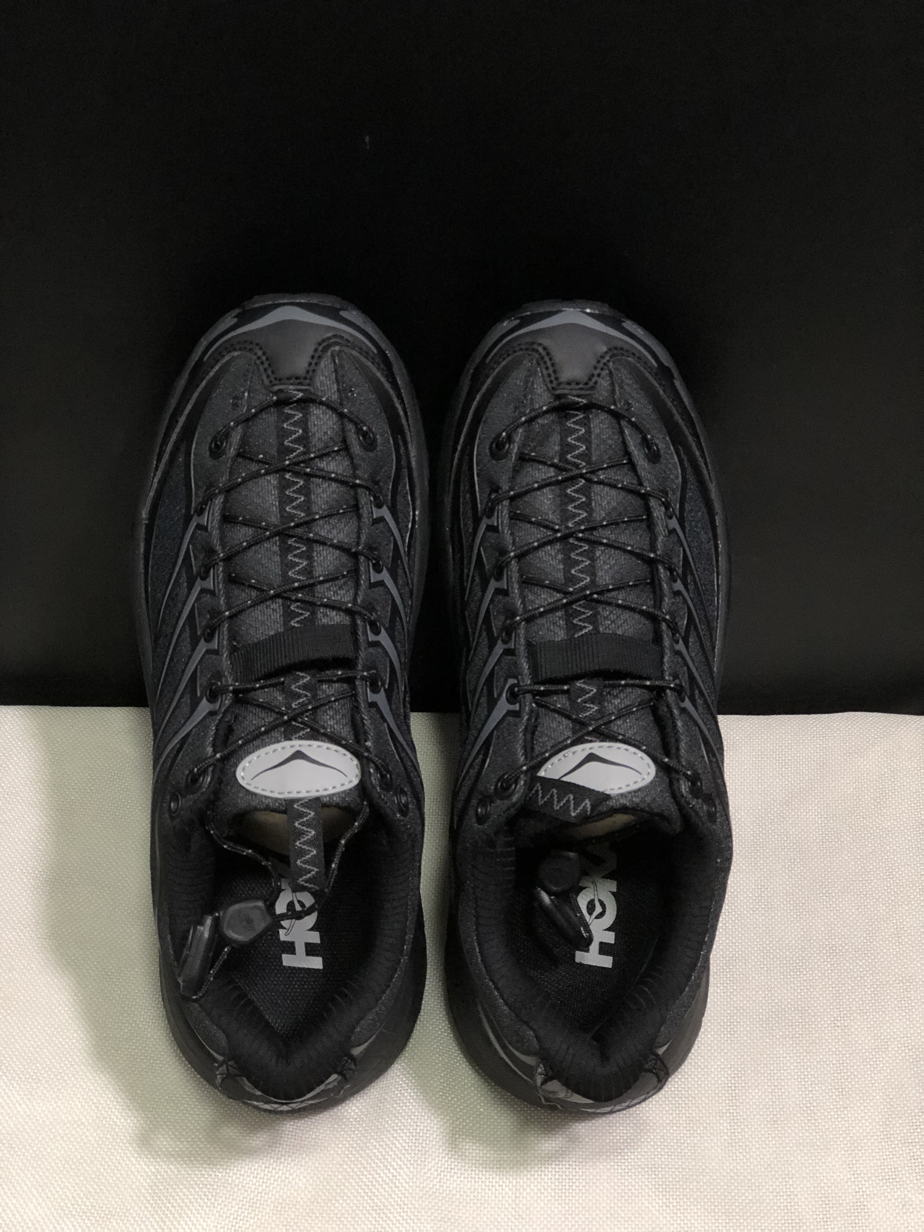 Hoka One One Mafate Three 2 Anti-slip Running Shoes Sneakers Black