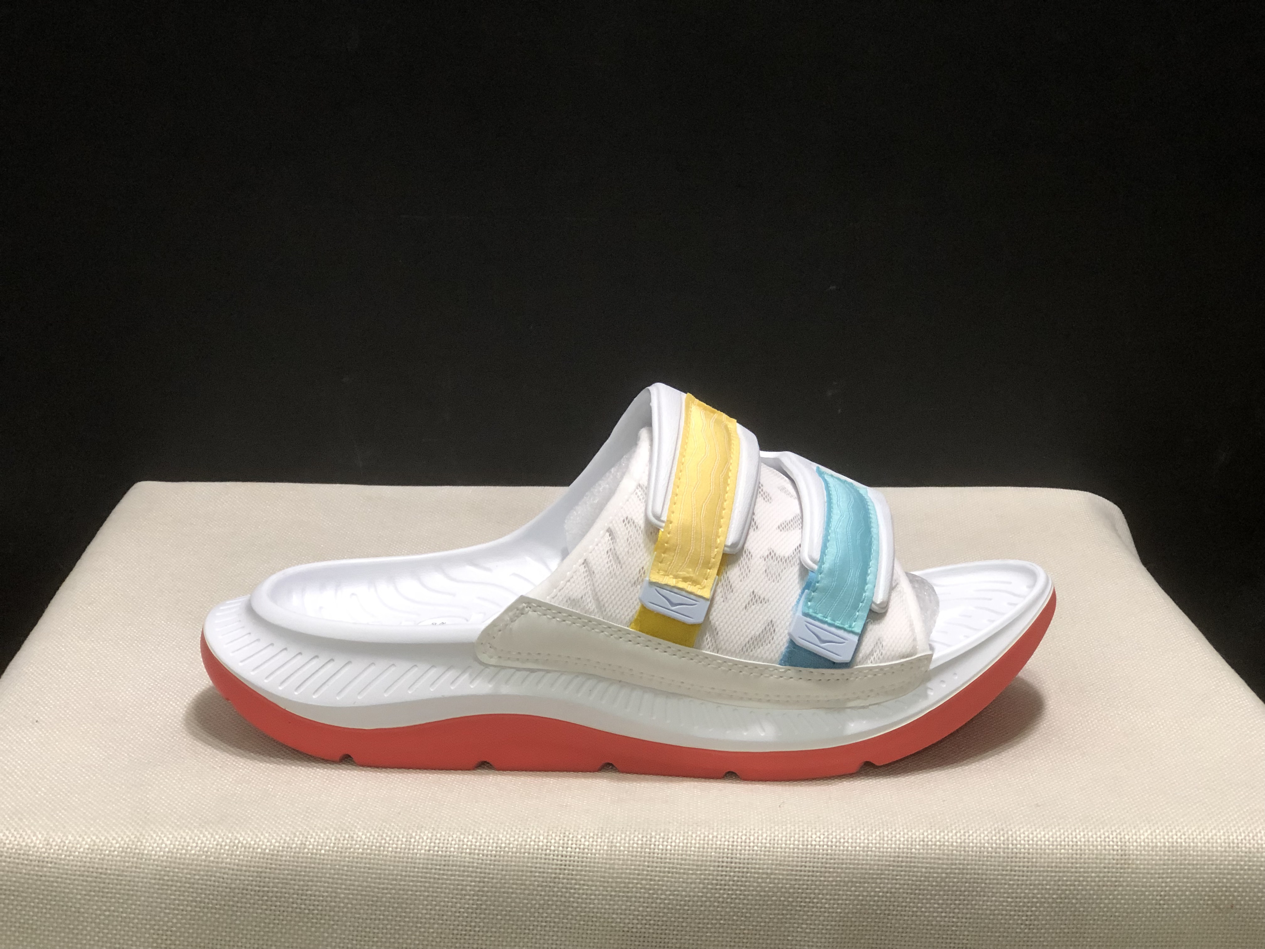 Wtaps x Hoka One One Ora Luxe Comfortable Sandals White/Red