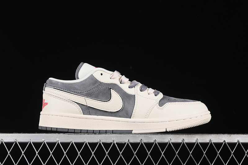 Nike Air Jordan 1 Low THE NORTH FACE Grey White Red Sneakers