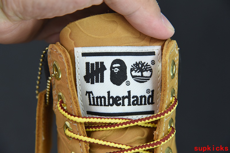 A Bathing Ape Timberland Chukka Boots Wheat