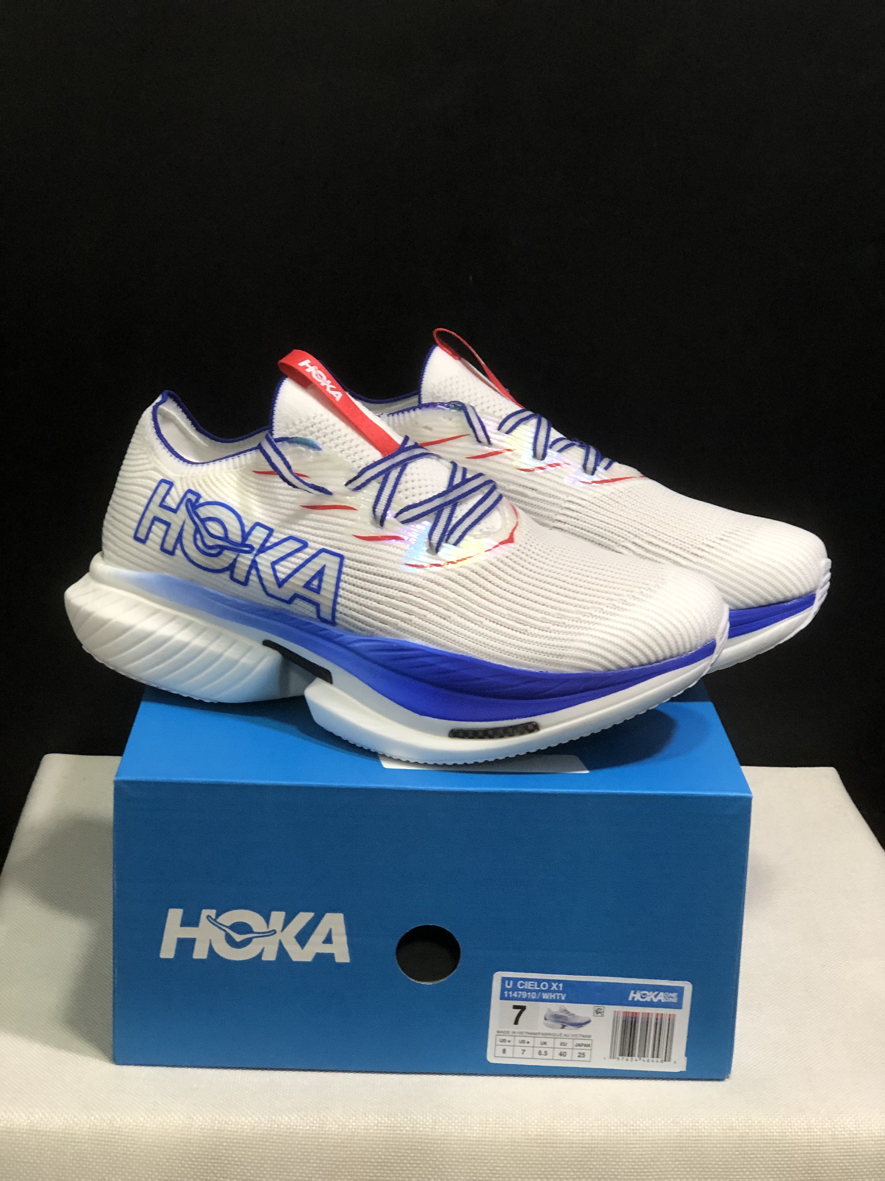 Hoka One One Cielo X1 Comfortable Casual Running Shoes Sneakers White