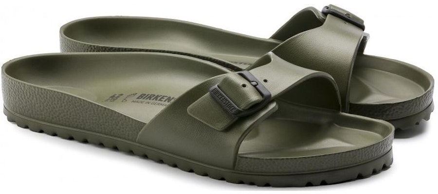 Birkenstock Madrid Essentials EVA Narrow Fit Olive Green 0128251 Fashion Slippers