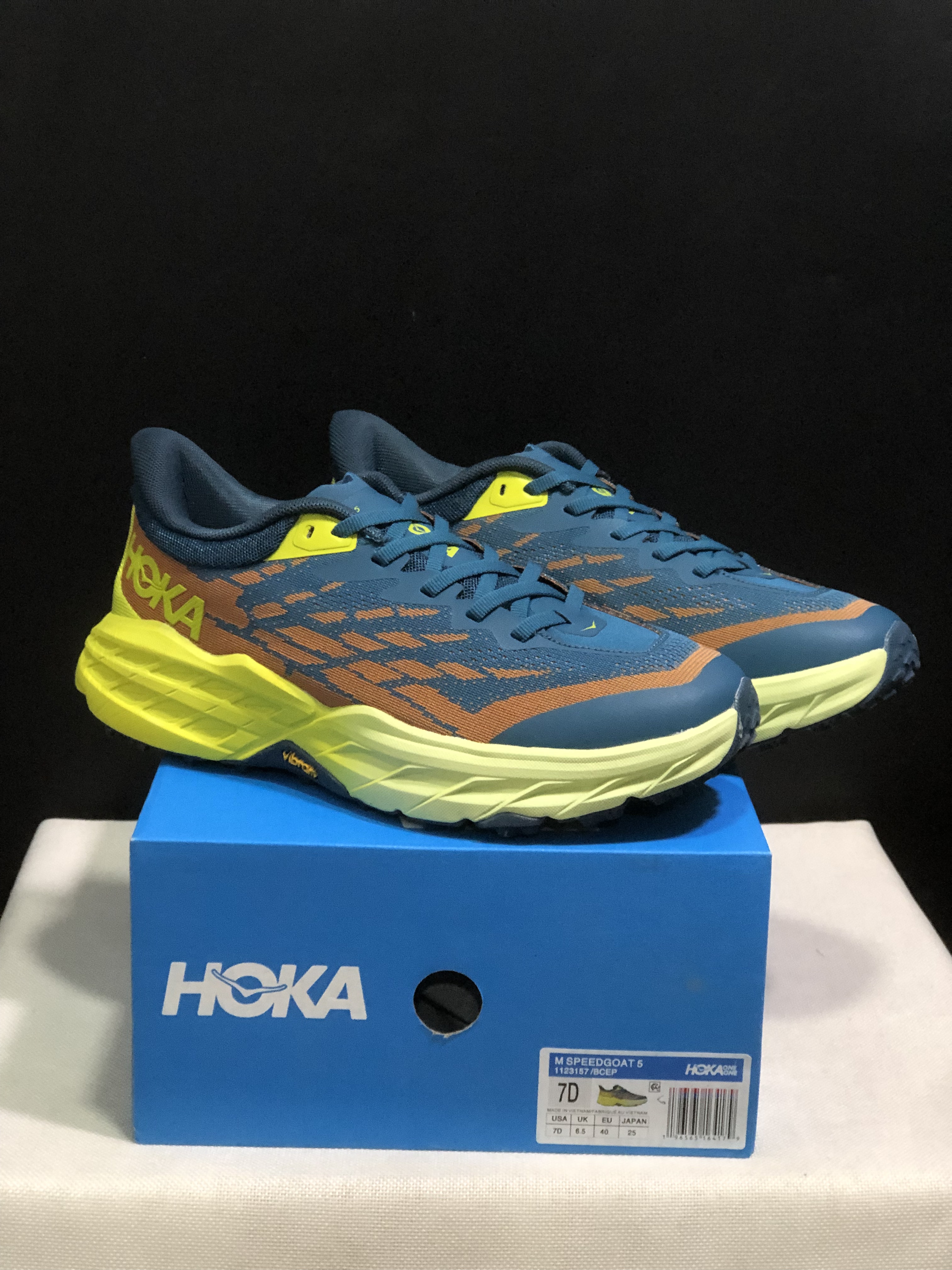 Hoka One One Speedgoat 5 Men's Trail Running Shoes Sneakers Turquoise