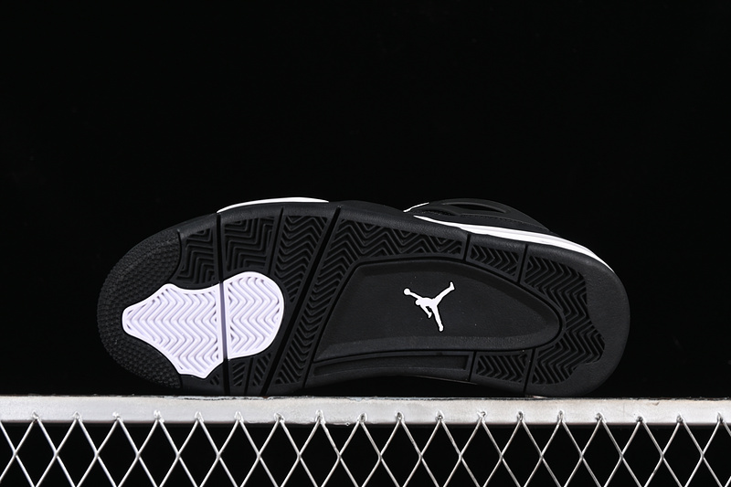 Nike Air Jordan 4 Retro Thunder Black White Sneakers
