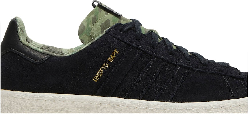 UNDFTD BAPE Adidas Campus 80s Black Q34750 Shoes