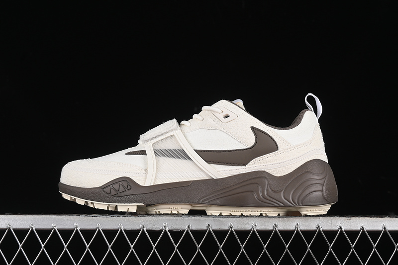 Nike Air Jordan Shark-A-Don Travis Scott White Brown Sneakers