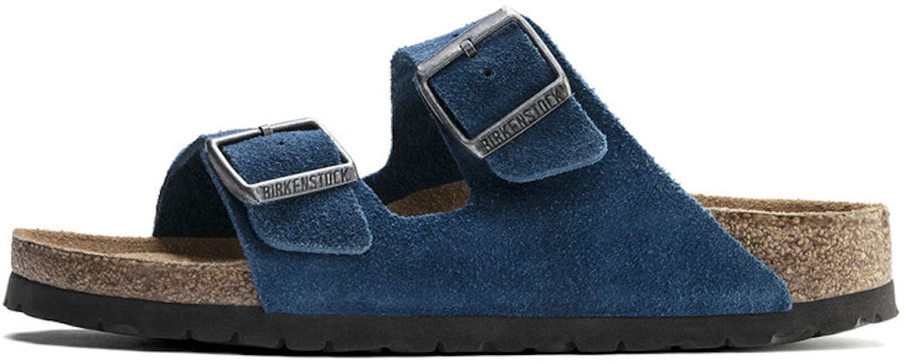 Birkenstock Boston Navy Suede Open Toe 1018141 Fashion Slippers
