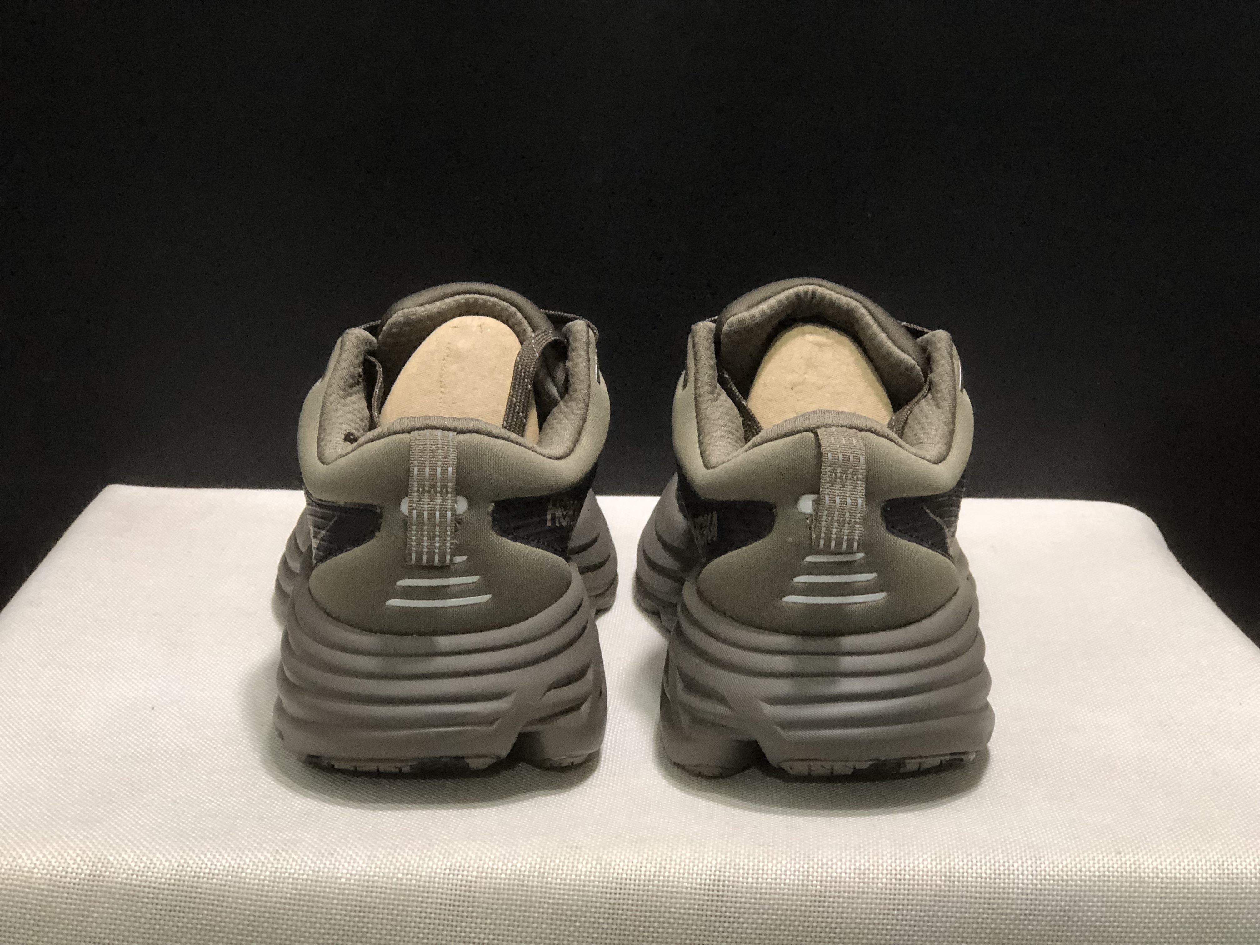 Hoka One One Bondi 8 Breathable Low-top Running Shoes Sneakers Brown