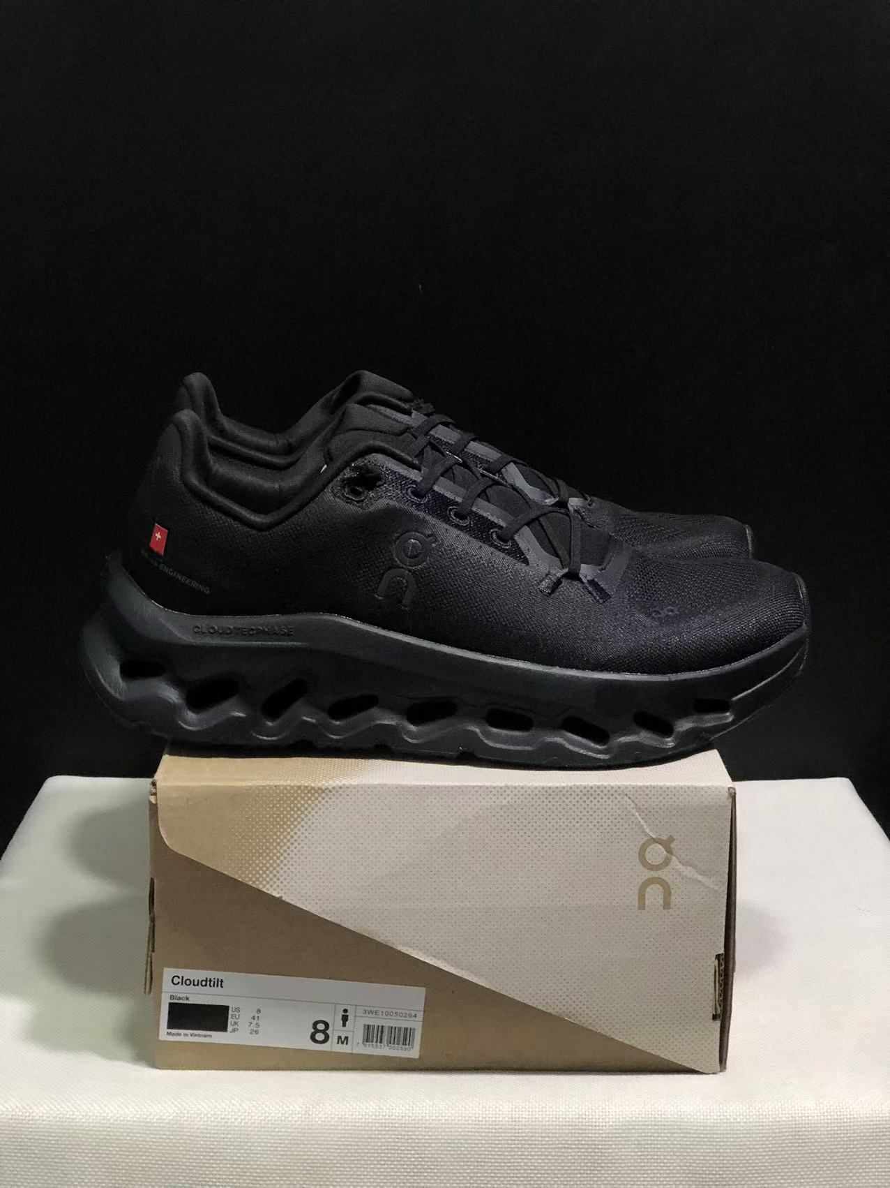 On Running Cloudtilt Durable Casual Life Shoes All Black