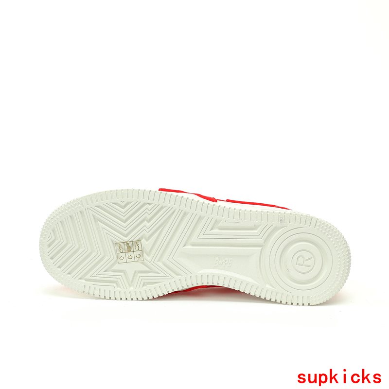 A Bathing Ape Bape Sta Sk8 Low Red