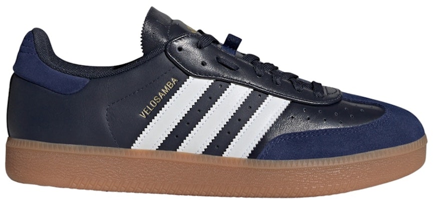 Adidas Velosamba Leather Legend Ink Blue Gum IG5541 Lifestyle Shoes