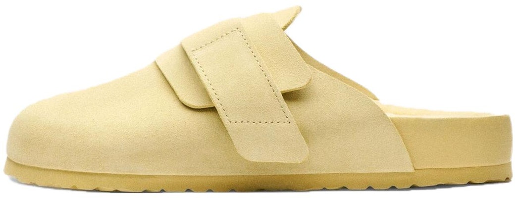 Birkenstock 1774 Nagoya Suede Tekla Straw Yellow 1026301 Fashion Slippers