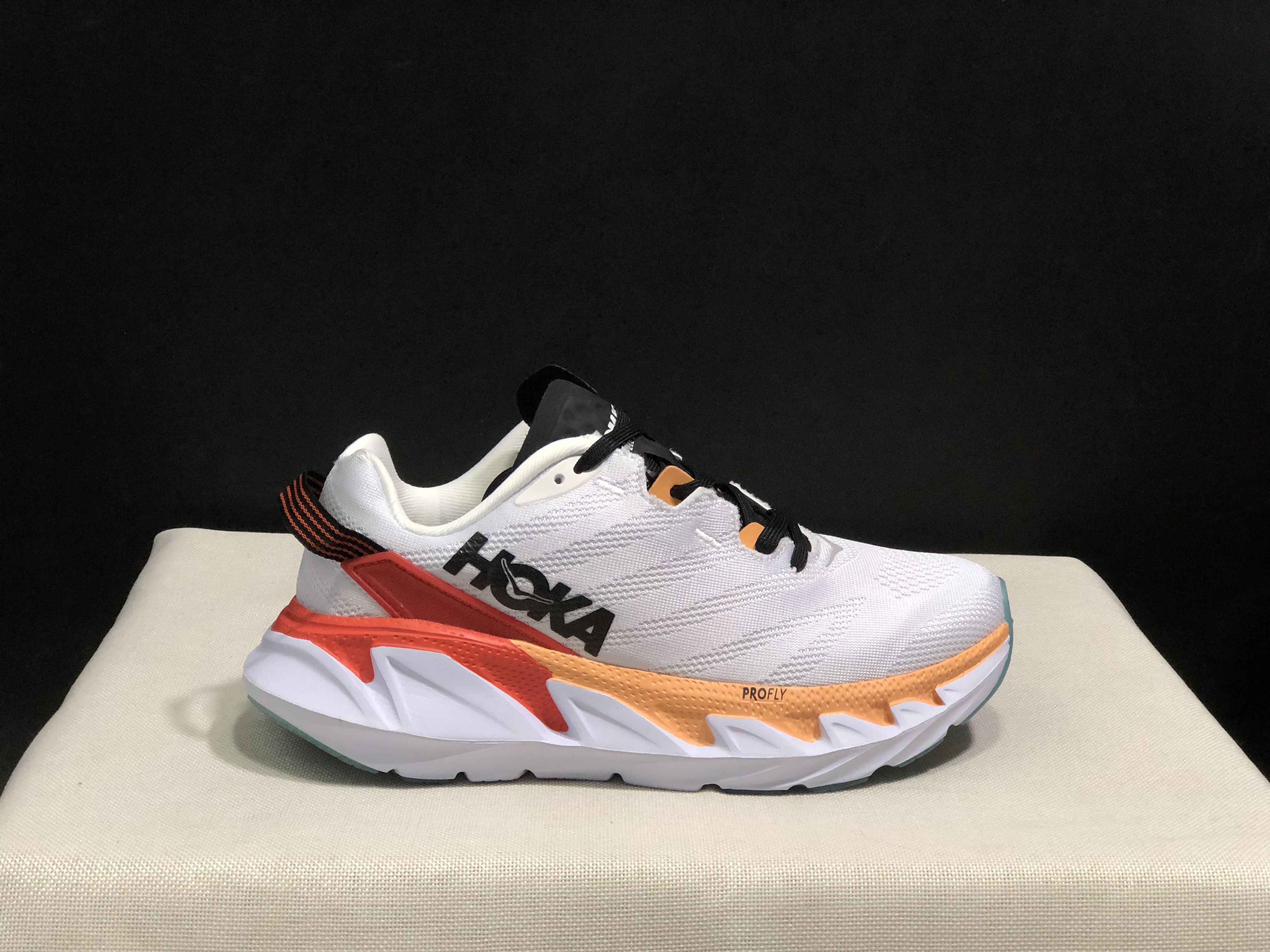 Hoka One One Elevon 2 White Anti-slip Wear-resistant Running Shoes Sneakers