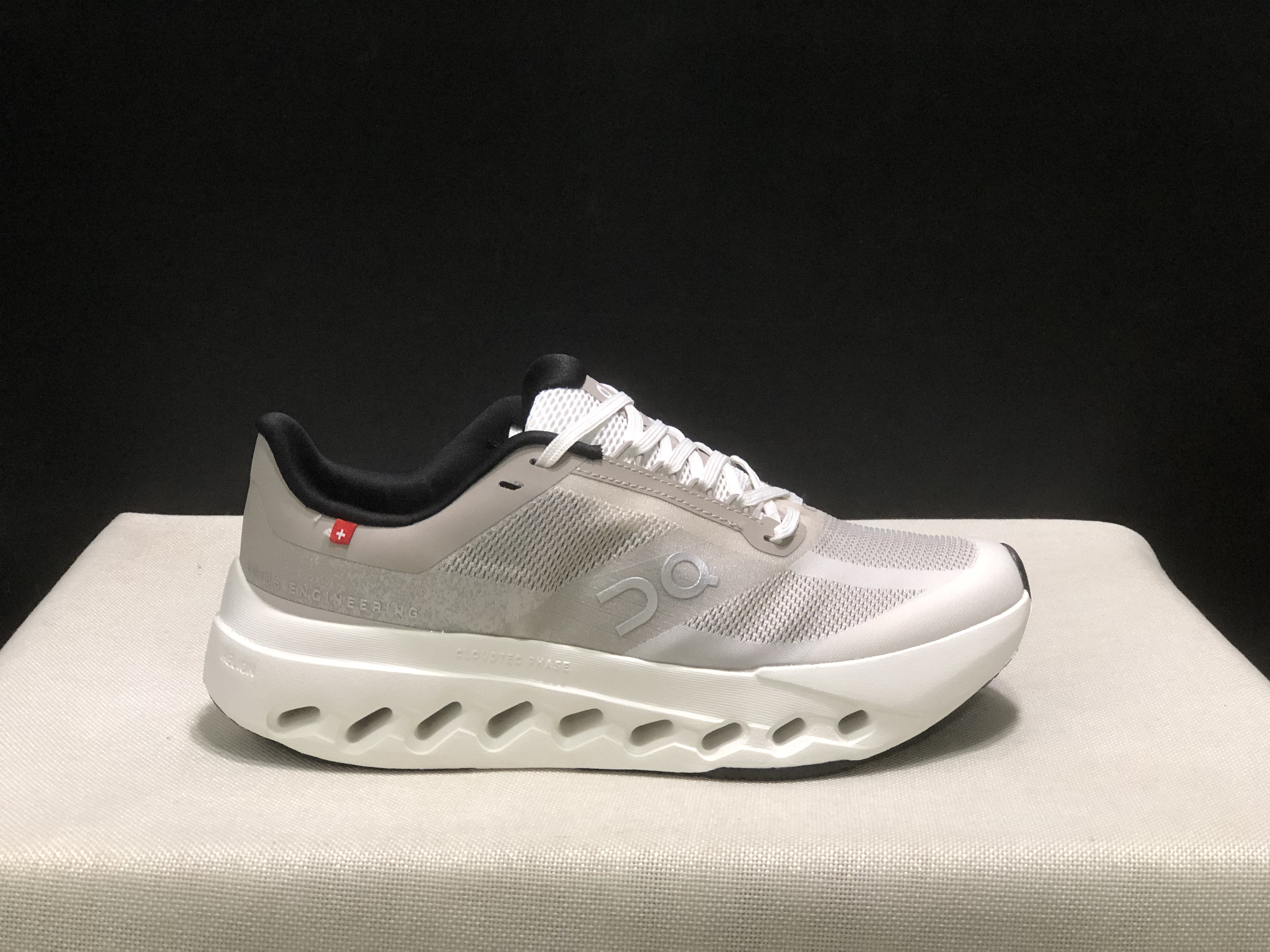 On Running Cloudsurfer Next Casual Running Shoes Apricot/White